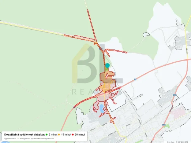 Pronájem komerčního pozemku, Hodonín, Brněnská, 200 m2