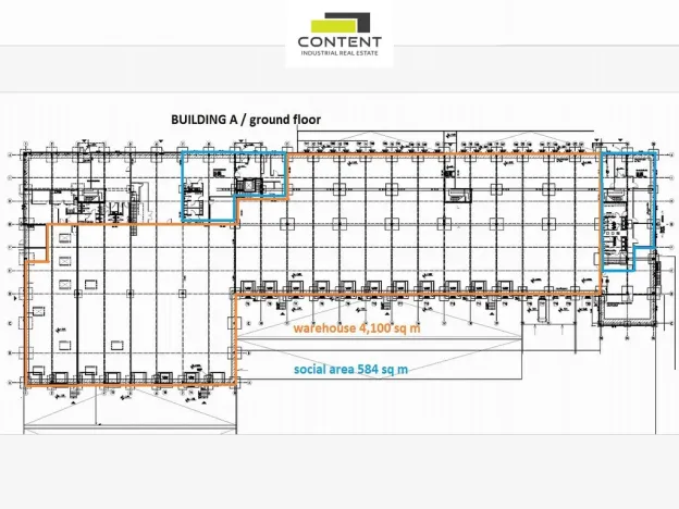 Pronájem skladu, Chrášťany, Za Tratí, 4100 m2