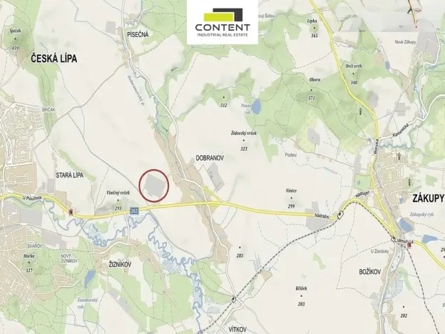 Pronájem výrobních prostor, Česká Lípa - Dobranov, 3000 m2