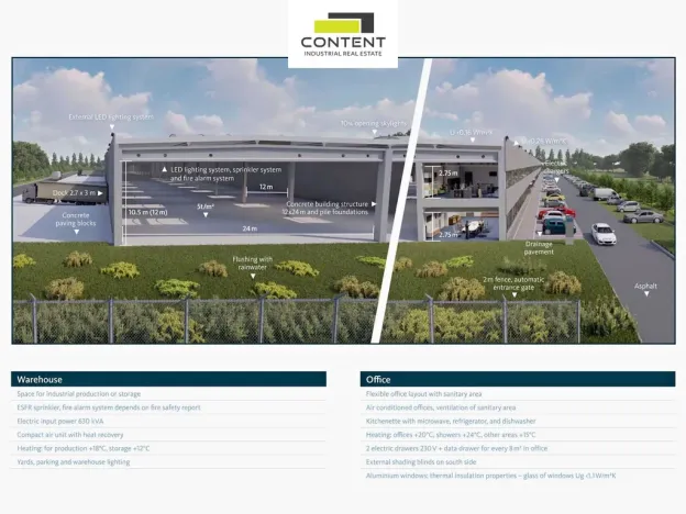 Pronájem skladu, Ústí nad Labem - Všebořice, Podhoří, 6179 m2