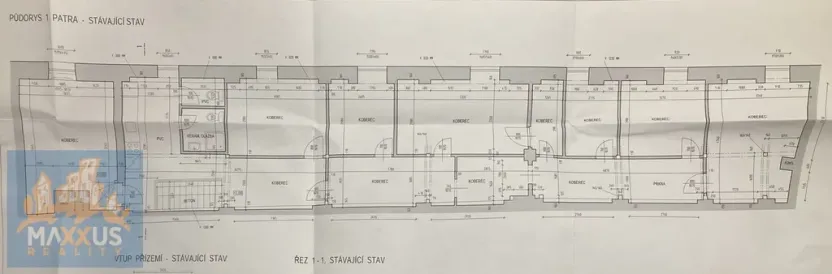 Pronájem výrobních prostor, Hostomice, Tyršovo náměstí, 220 m2
