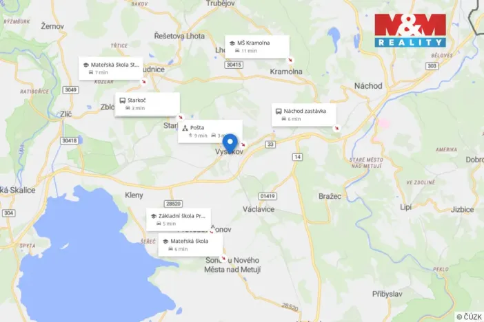 Pronájem rodinného domu, Vysokov, 196 m2