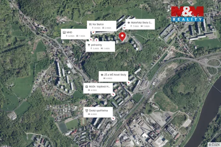 Prodej bytu 4+1, Ústí nad Labem - Mojžíř, Peškova, 83 m2