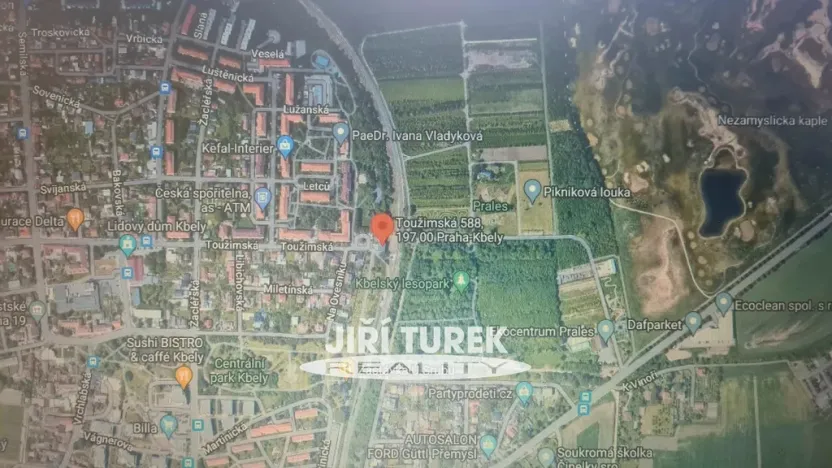 Pronájem bytu 2+kk, Praha - Kbely, Toužimská, 46 m2