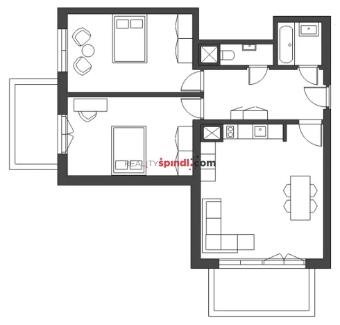 Prodej bytu 3+kk, Špindlerův Mlýn, 85 m2