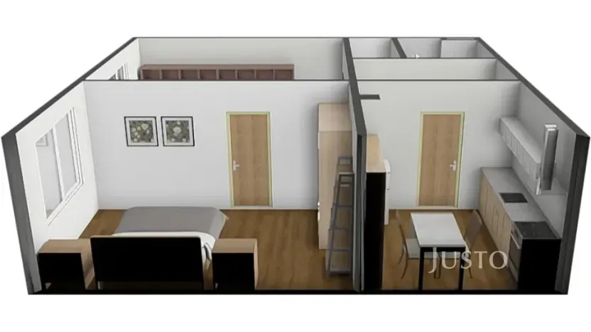 Pronájem bytu 2+1, Písek, Budějovická, 53 m2