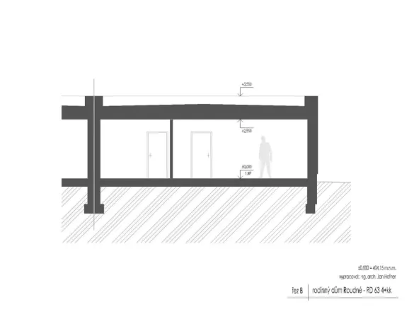 Prodej rodinného domu, Roudné, Pšeničná, 65 m2