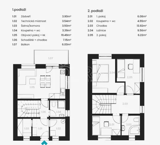 Prodej rodinného domu, Plzeň - Severní Předměstí, Na Roudné, 81 m2