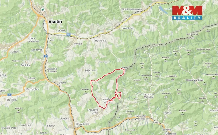 Prodej pozemku, Valašská Senice, 313789 m2