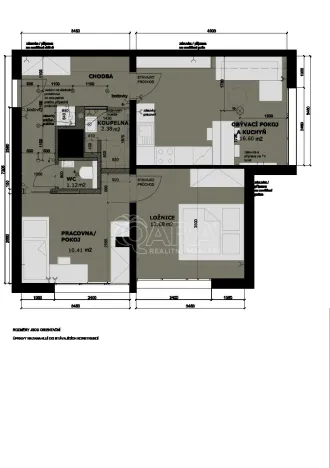 Prodej bytu 3+kk, Plzeň - Skvrňany, Lábkova, 52 m2