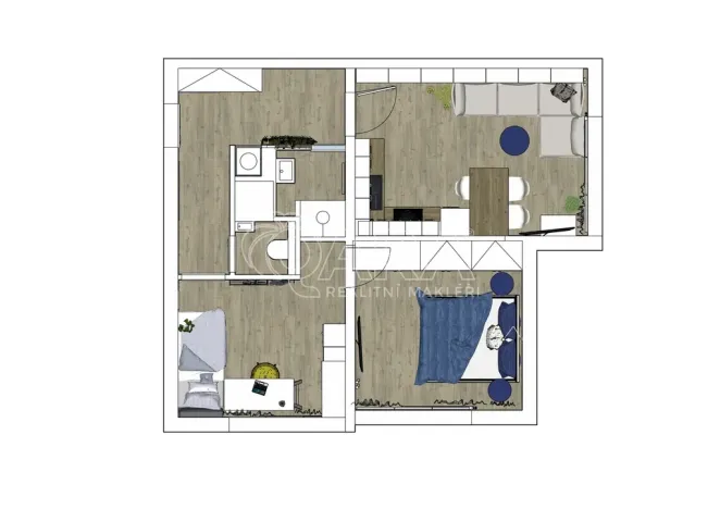 Prodej bytu 3+kk, Plzeň - Skvrňany, Lábkova, 52 m2