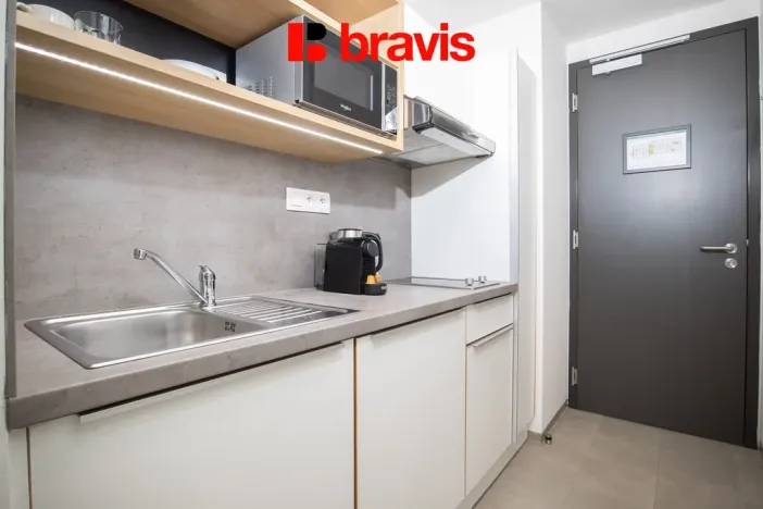 Pronájem bytu 1+kk, Brno - Trnitá, Dornych, 24 m2