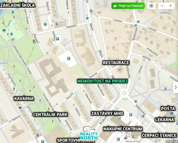 Prodej bytu 2+1, Ústí nad Labem, Meruňková, 62 m2