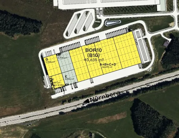 Pronájem skladu, Bor - Nová Hospoda, 2377 m2