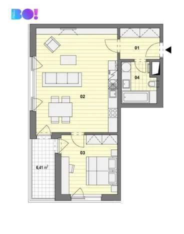 Pronájem kanceláře, Ostrava, F. X. Riepla, 75 m2