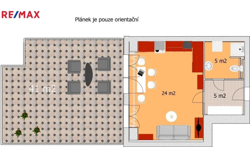 Pronájem bytu 1+kk, Praha - Ďáblice, Nad Akcízem, 34 m2