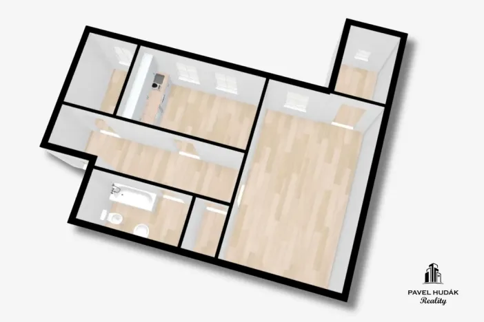 Pronájem bytu 1+1, Plzeň - Jižní Předměstí, V Šipce, 54 m2