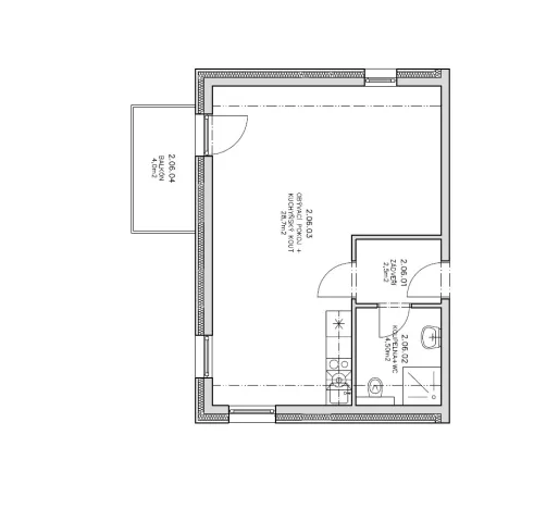 Prodej bytu 1+kk, Pec pod Sněžkou, 36 m2