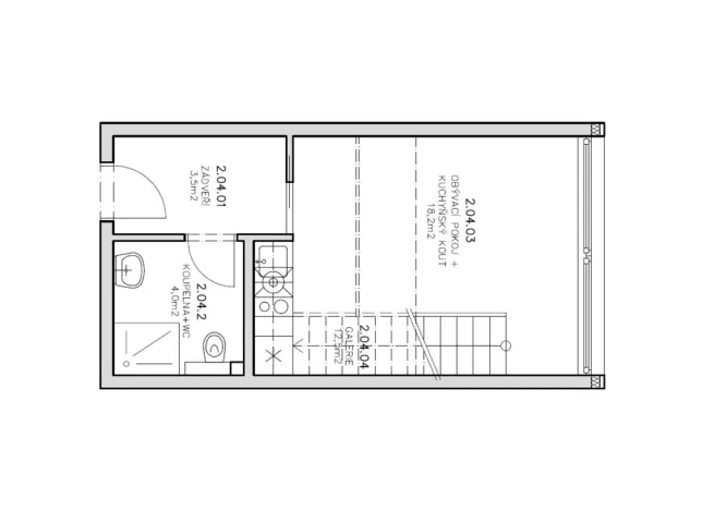 Prodej bytu 1+kk, Pec pod Sněžkou, 38 m2