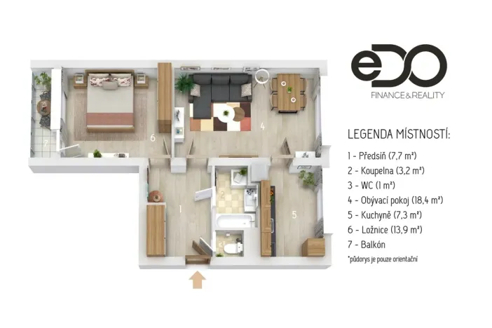 Pronájem bytu 2+1, Kolín - Kolín II, Rimavské Soboty, 53 m2