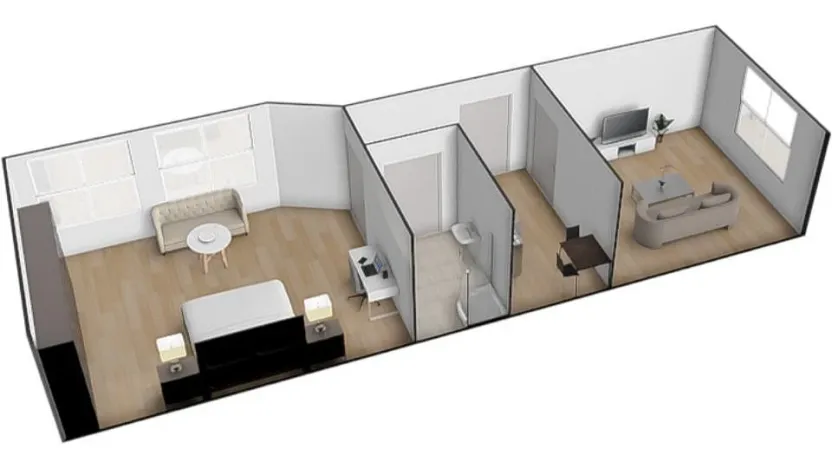 Pronájem bytu 2+1, Brno - Maloměřice, Obřanská, 44 m2