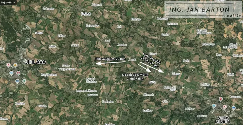 Prodej pozemku pro bydlení, Jersín, 1008 m2