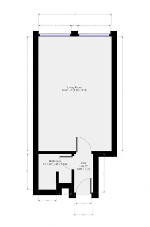 Pronájem bytu 1+kk, Praha - Hostivař, Hornoměcholupská, 21 m2