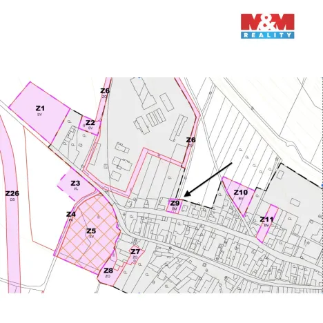 Prodej pozemku pro bydlení, Vrutice, 550 m2