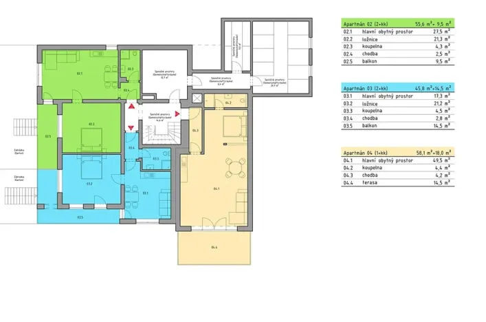 Prodej bytu 2+kk, Železná Ruda, 58 m2