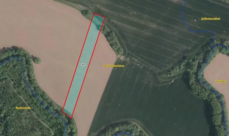 Prodej podílu pole, Dvůr Králové nad Labem, 675 m2