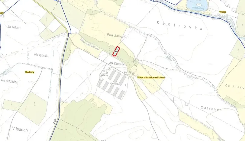 Prodej louky, Vrbice, 2381 m2