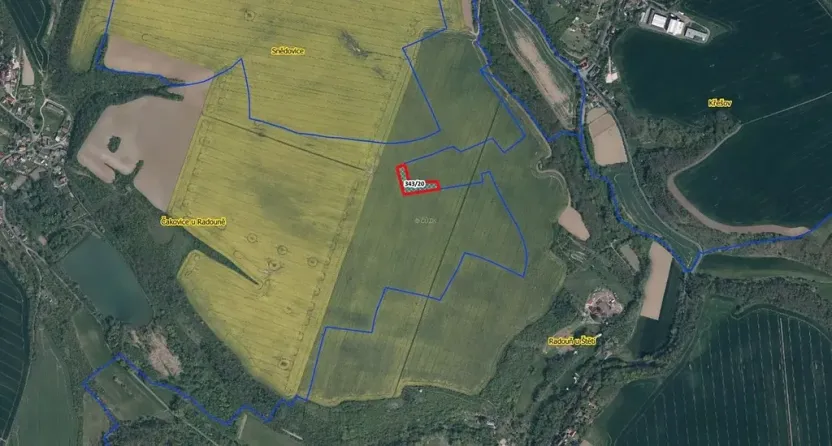 Prodej pole, Štětí, 4225 m2