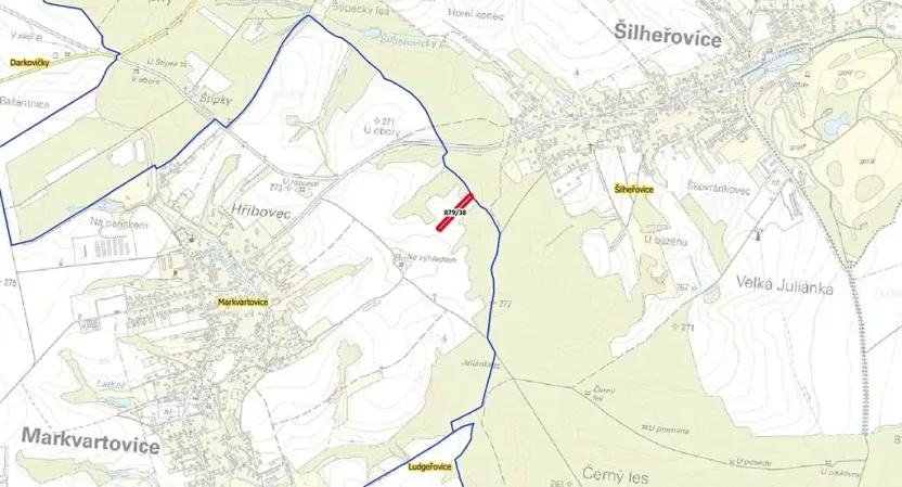 Prodej pole, Markvartovice, 5017 m2