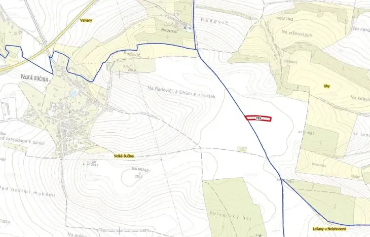 Prodej pole, Uhy, 3741 m2