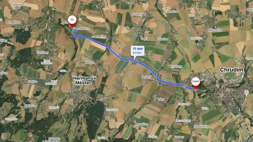 Prodej komerčního pozemku, Jeníkovice, 9416 m2