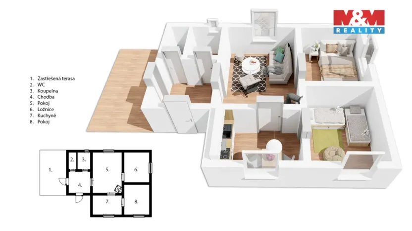 Prodej chaty, Kamenný Přívoz - Hostěradice, 40 m2