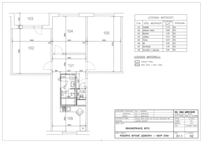 Prodej bytu 3+1, Ústí nad Orlicí - Hylváty, Třebovská, 77 m2