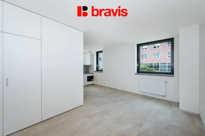 Pronájem bytu 1+kk, Brno - Zábrdovice, Příkop, 30 m2