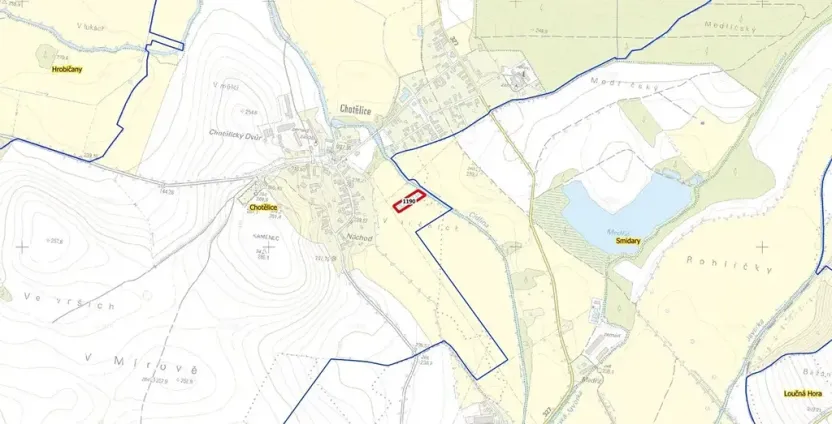 Prodej louky, Smidary, 4068 m2