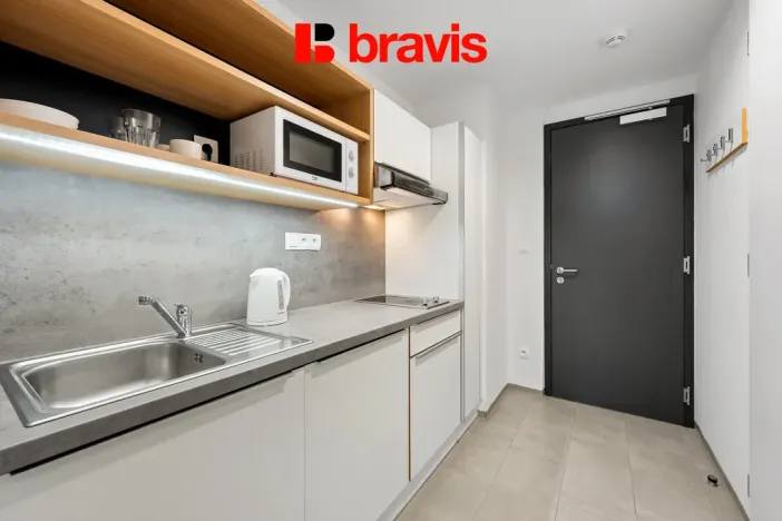 Pronájem bytu 1+kk, Brno - Trnitá, Dornych, 24 m2