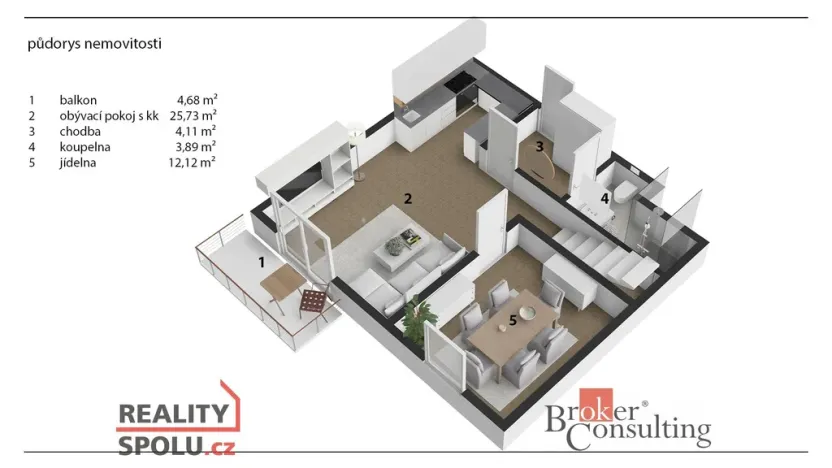 Pronájem bytu 4+kk, Jihlava, Věžní, 95 m2