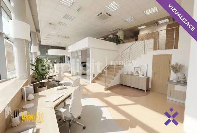 Pronájem kanceláře, Zlín, Dlouhá, 158 m2
