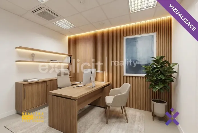 Pronájem kanceláře, Zlín, Dlouhá, 158 m2