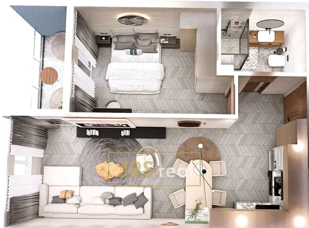 Prodej bytu 2+kk, durres, Albánie, 43 m2