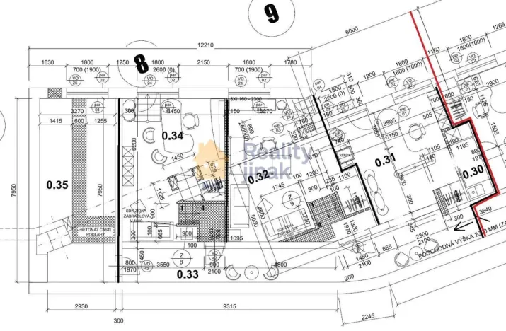 Pronájem kanceláře, Brno - Řečkovice, Novoměstská, 137 m2