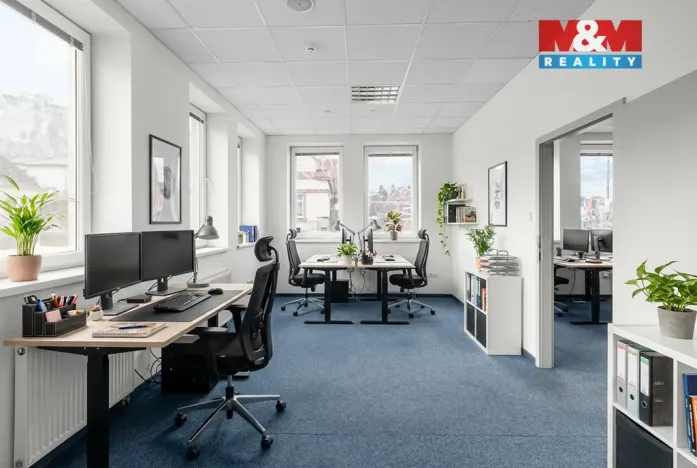Pronájem kanceláře, Kladno, Čechova, 167 m2