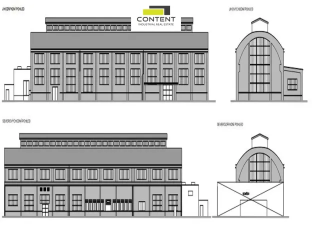 Pronájem skladu, Kladno - Dubí, Dubská, 1542 m2