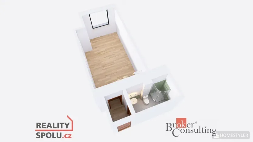 Prodej bytu 1+kk, Ostrava - Přívoz, Palackého, 27 m2