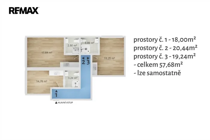 Pronájem obchodního prostoru, Havířov, U Stadionu, 20 m2