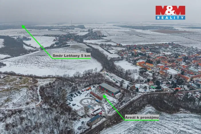 Pronájem skladu, Veleň, K Cihelně, 383 m2